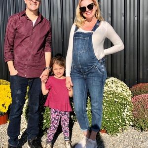 H&M Mama denim overalls